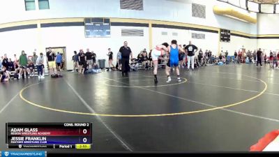 160 lbs Cons. Round 2 - Adam Glass, Region Wrestling Academy vs Jessie Franklin, Panther Wrestling Club