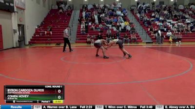 137 lbs Cons. Round 1 - Byron Cardoza Olmos, Southeastern School vs Cohen Hovey, Duran MS