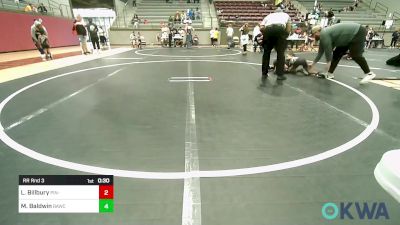 66-HWT lbs Rr Rnd 3 - Liam Billbury, Pin-King All Stars vs Marleigh Baldwin, Broken Arrow Wrestling Club