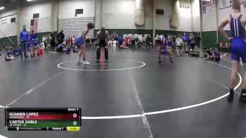 126 lbs Round 3 (6 Team) - Gunner Lopez, Grandview vs Carter Gable, Jr Titans