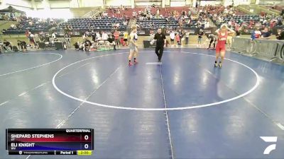 165 lbs Quarterfinal - Shepard Stephens, UT vs Eli Knight, WV