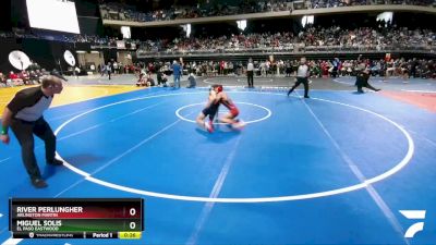 6A 120 lbs 3rd Place Match - River Perlungher, Arlington Martin vs Miguel Solis, El Paso Eastwood