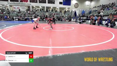 101 lbs Consi Of 8 #1 - Jayshaun Lewis, New Mexico vs Anthony Garza, Clovis