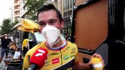 Primoz Roglic Is Proud Of TT Result, Despite Deficit To Remco Evenepoel