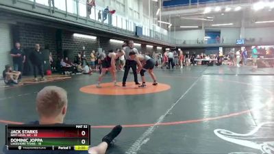 160 lbs Round 8 (10 Team) - Jack Starks, Next Level WC vs Dominic Joppa, Lakeshore Titans