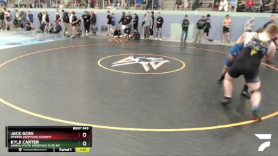 285 lbs Rr2 - Kyle Carter, Juneau Youth Wrestling Club Inc. vs Jack Goss, Pioneer Grappling Academy