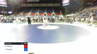 200 lbs Rnd Of 32 - Caroline Hattala, Pennsylvania vs Liberty McBride, Illinois