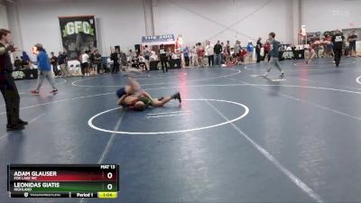 105 lbs Quarterfinal - Leonidas Giatis, Highland vs Adam Glauser, Fox Lake WC