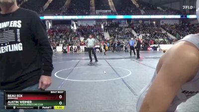 84 lbs Quarterfinal - Austin Weimer, Frontenac Youth Wrestling Club vs Beau Eck, Brawlers