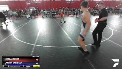 170 lbs Cons. Round 3 - Nicolas Perez, IL vs Landyn Windham, IL