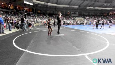 62 lbs Semifinal - Kimberly Gerhardt, Barnsdall Youth Wrestling vs Yaretzi Rojas, Team Tulsa Wrestling Club