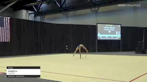 Angel Lu - Clubs, TAG USA - 2021 USA Gymnastics Championships