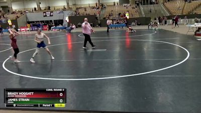 80 lbs Cons. Round 3 - James Strain, SDWA vs Brady Hoggatt, Alcoa Tornadoes