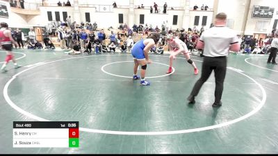 285 lbs Consi Of 16 #2 - Seamus Henry, Catholic Memorial vs Julius Souza, Cumberland