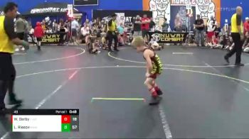 49 lbs Round 4 (6 Team) - Leo Rieson, Midwest Xtreme Wrestling vs Wiley Derby, The Funky Singlets Teal