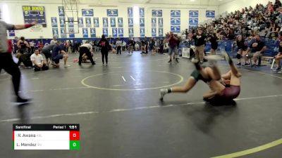 126 lbs Semifinal - Regina Awana, Arlington vs Lily Mendez, Irvine