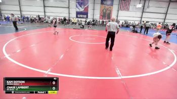 92 lbs Rd# 1 9:00am Friday - Chase Lambert, PA Gold vs Kam Dotson, Minion Green