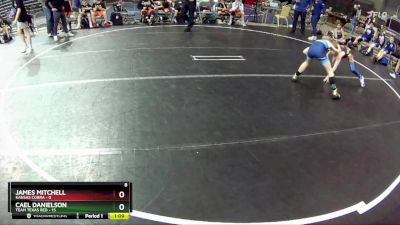 70 lbs Finals (8 Team) - James Mitchell, Kansas Cobra vs Cael Danielson, Team Texas Red