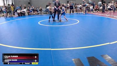 78 lbs Quarterfinal - Aadesh Bassi, Canada vs Cylus Turner, NWWC