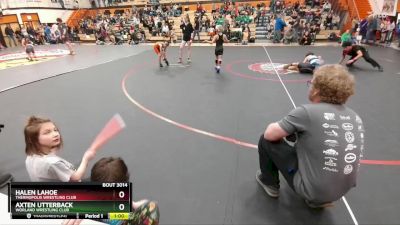 63 lbs Cons. Round 2 - Axten Utterback, Worland Wrestling Club vs Halen Lahoe, Thermopolis Wrestling Club