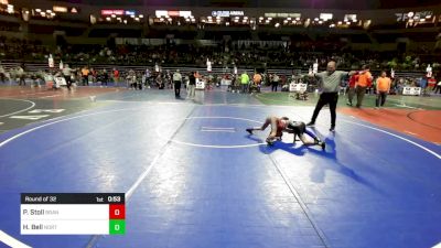 60 lbs Round Of 32 - Preston Stoll, Branchville vs Henry Bell, Northern Burlington