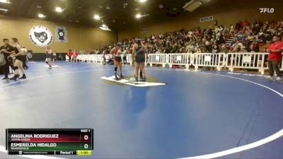 120 lbs Cons. Round 4 - Esmerelda Hidalgo, Bakersfield vs Angelina Rodriguez, Justin Garza