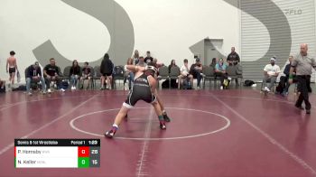 129 lbs Semis & 1st Wrestleback (8 Team) - Peyton Hornsby, Roundtree Wrestling Academy vs Nate Keller, M2 Blue (NJ)