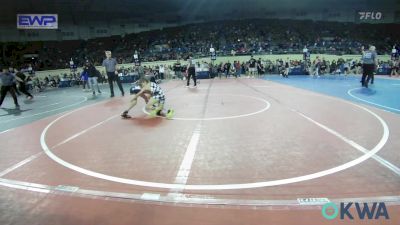 70 lbs Consi Of 16 #2 - Ryker Peck, Standfast vs Christopher Villanueva, Coweta Tiger Wrestling