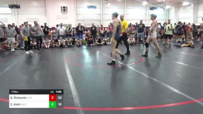 171 lbs Round 1 - Gavin Richards, Ohio Guts & Glory vs Carson Kohl, West Virginia Wild