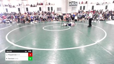 144 lbs Round Of 32 - Liam Fitzpatrick, Plymouth South vs Andrew Davison, Sandwich