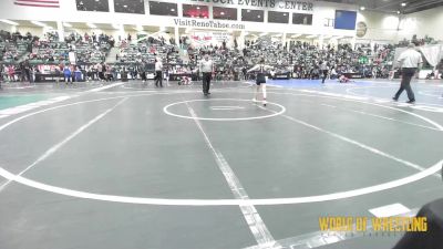 65 lbs Round Of 16 - Bryher Horton, Moen Wrestling Academy vs Braelyn Kirkhart, Oakridge Mat Club