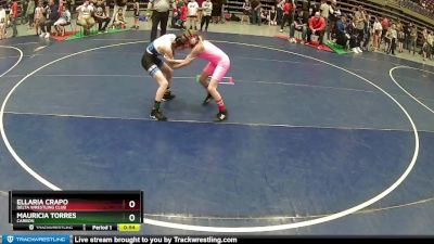 85-92 lbs Round 3 - Ellaria Crapo, Delta Wrestling Club vs Mauricia Torres, CARBON