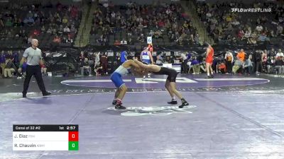 125 lbs Consolation - Jose Diaz, Franklin & Marshall vs Ryan Chauvin, Army West Point