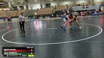 189 lbs 1st Place Match - Rock Shurette, Higher Calling Wrestling Club vs Peter Wilson, TCWC