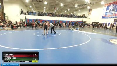 132 lbs Cons. Round 4 - Jaeger Hall, Kellogg vs Eric Vera, American Falls