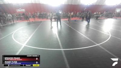 113 lbs Champ. Round 2 - Spencer Prado, Askren Wrestling Academy vs Roger Flege, LaCrosse Area Wrestlers