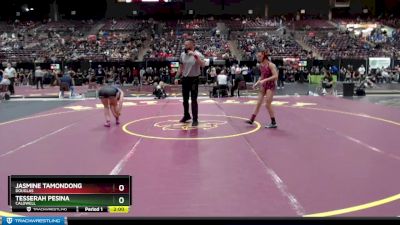 114 lbs Champ. Round 1 - Tesserah Pesina, Caldwell vs Jasmine Tamondong, Douglas