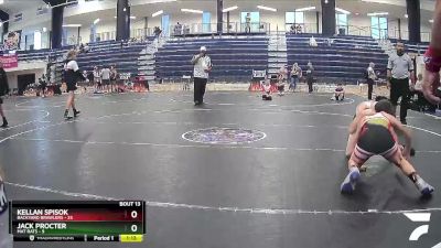 85 lbs Round 5 (6 Team) - Kellan Spisok, Backyard Brawlers vs Jack Procter, Mat Rats