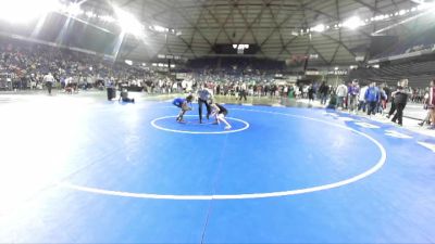 79 lbs Champ. Round 1 - Mi-Na Maya, NWWC vs Audrey Lensegrav, South West Washington Wrestling Club