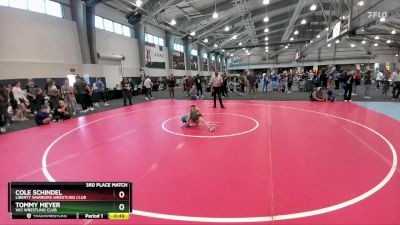 58 lbs 3rd Place Match - Tommy Meyer, Vici Wrestling Club vs Cole Schindel, Liberty Warriors Wrestling Club