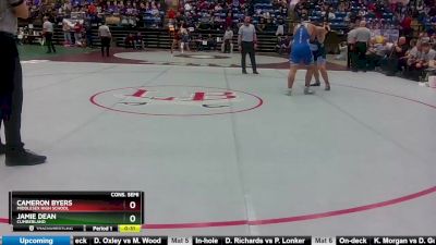 1 - 215 lbs Cons. Semi - Cameron Byers, Middlesex High School vs Jamie Dean, Cumberland