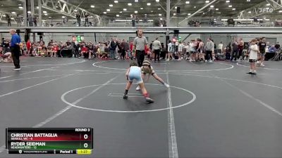 60 lbs Round 3 (4 Team) - Ryder Seidman, Headhunters vs Christian Battaglia, Seagull WC