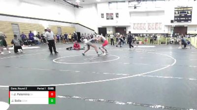 132 lbs Cons. Round 2 - Jayden Palomino, Santa Ana vs Julian Solis, Calvary Chapel SA