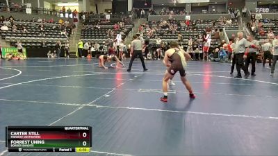 130 lbs Quarterfinal - Carter Still, Midwest Destroyers vs Forrest Uhing, Border Bandits