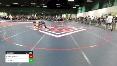 132 lbs Round Of 256 - Brycen Arbogast, VA vs Jarvis Little, TN