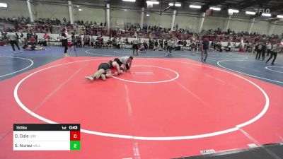 150 lbs Consi Of 16 #2 - Damian Dale, Liberty vs Santos Nunez, Valley Bad Boys