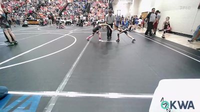 57 lbs Rr Rnd 1 - Presley Maturino, Broken Arrow Wrestling Club vs Breea Florez, Verdigris Youth Wrestling