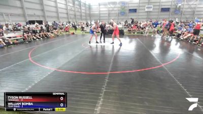 220 lbs Semis & 3rd Wb (16 Team) - Tyson Russell, Tennessee vs William Bomba, Team Idaho