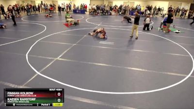 78 lbs Champ. Round 2 - Kaesen Ramstorf, Princeton Wrestling vs Finnian Kolbow, Forest Lake Wrestling Club