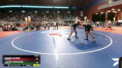 3A-195 lbs Quarterfinal - Carter Archuleta, Douglas vs Parker Devries, Riverton